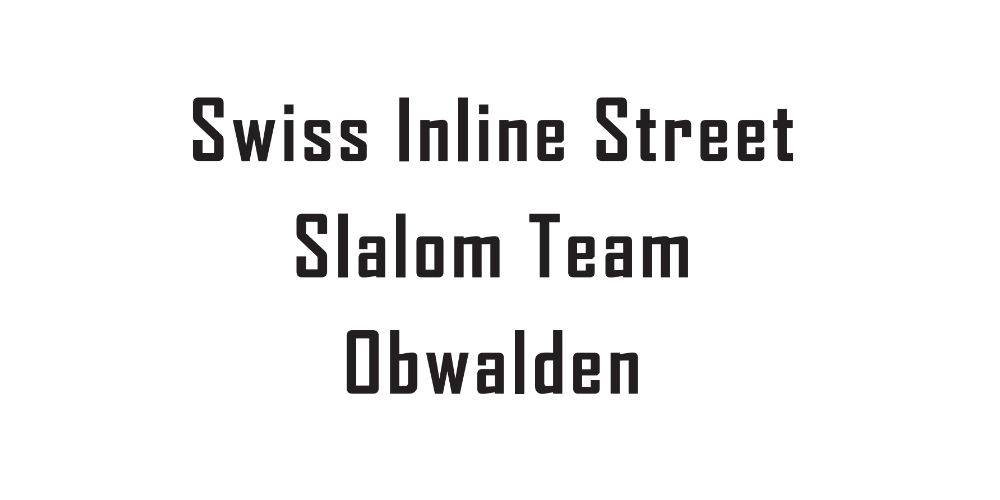 Swiss inline Street Slalom Team Obwalden